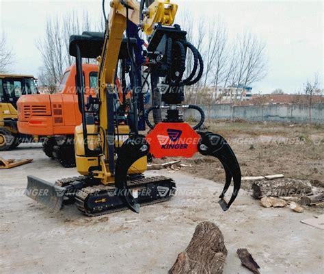 timber grapple for mini digger|log grapple for mini excavators.